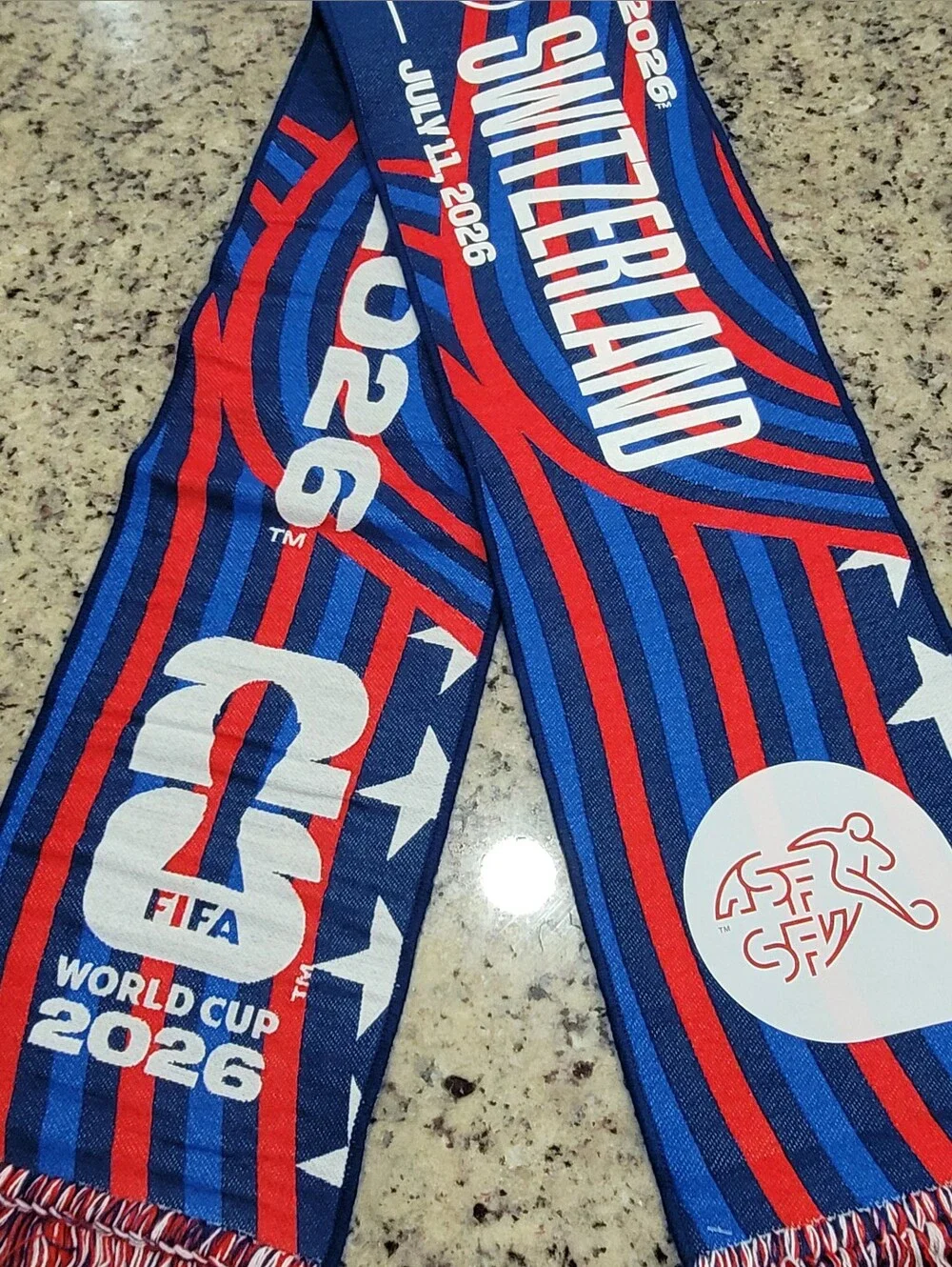 Fifa World Cup 2026 Argentina VS Switzerland Scarf Kansas City Soccer
